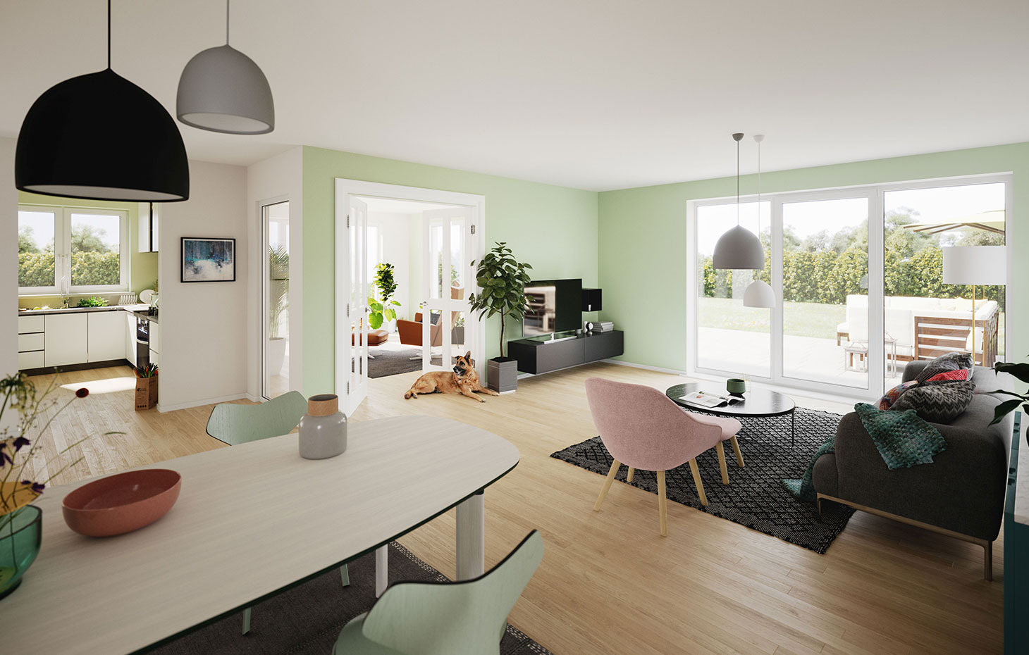 Bungalow mit Wintergarten bauen