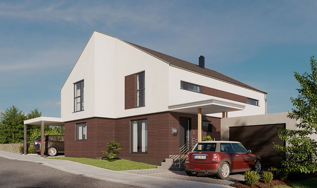 Einfamilienhaus mit klassischem Satteldach