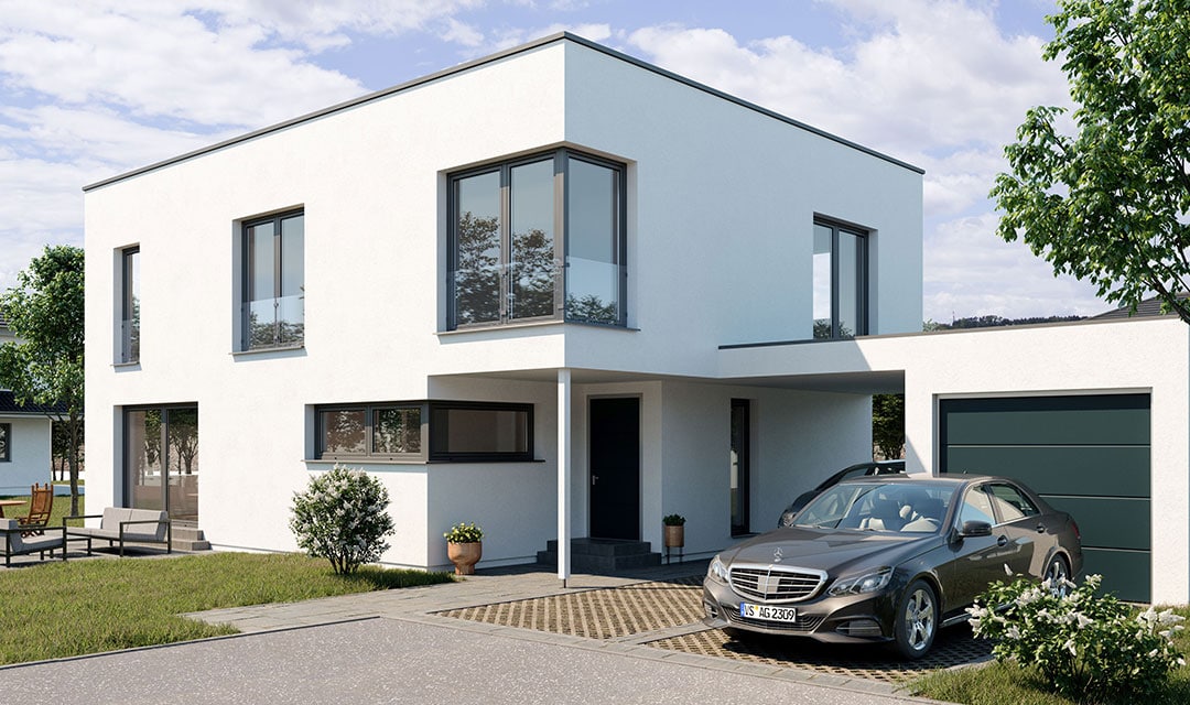 Einfamilienhaus mit offenem Grundriss bauen