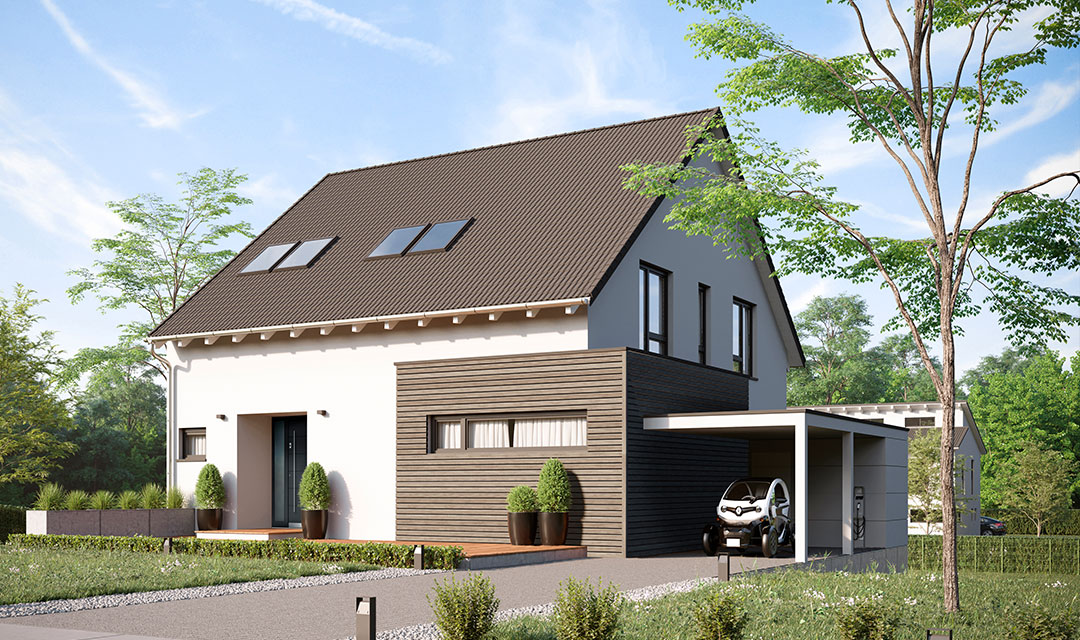 freistehendes Einfamilienhaus bauen lassen