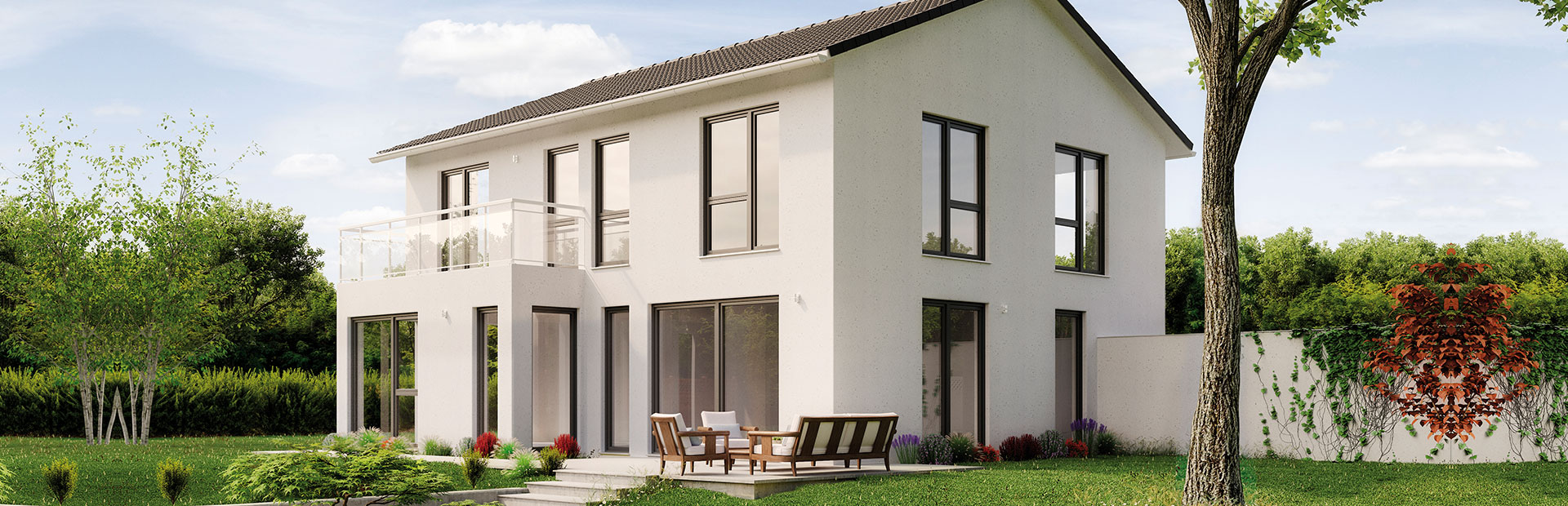 Teilunterkellertes Einfamilienhaus bauen